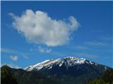 Podljubelj - Veliki vrh above Završnik