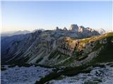 Rifugio Auronzo - Lastron dei Scarperi / Schusterplatte