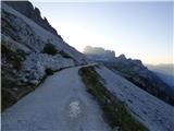 Rifugio Auronzo - Lastron dei Scarperi / Schusterplatte