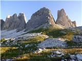 Rifugio Auronzo - Lastron dei Scarperi / Schusterplatte