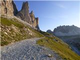 Rifugio Auronzo - Lastron dei Scarperi / Schusterplatte