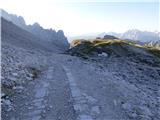 Rifugio Auronzo - Lastron dei Scarperi / Schusterplatte