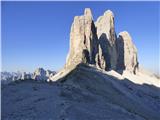 Rifugio Auronzo - Lastron dei Scarperi / Schusterplatte