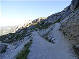 Rifugio Auronzo - Lastron dei Scarperi / Schusterplatte