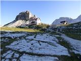 Rifugio Auronzo - Lastron dei Scarperi / Schusterplatte