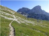 Rifugio Auronzo - Lastron dei Scarperi / Schusterplatte