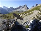 Rifugio Auronzo - Lastron dei Scarperi / Schusterplatte