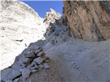 Rifugio Auronzo - Lastron dei Scarperi / Schusterplatte