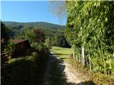 Kamna Gorica - Partisan cottage on Vodiška planina