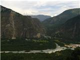 Razgled na dolino reke Romanche.