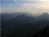 Chiemgauer Alpen Okoliške gore.