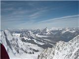 Pogled proti Matterhornu.