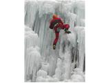 Tekmovanje v lednem plezanju v Gorenji Žetini 