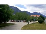 Tone Čufar square (Jesenice) - Waterfall below Kalvarija