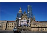 Camino Portugal - pot s pridihom Atlantika Katedrala v Santiagu de Compostela. Obnova bo trajala še leta.