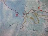 zemljevid - mimo Titove špilje na Hum
