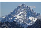 Monte Ferarra (2258) pogled na kralja Dolomitov