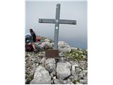 Križ na Svetem brdu-1700m visokem vrhu na Južnem Velebitu.