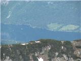 V daljavi se vidi Bohinsko jezero.