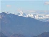 pogled na vrh največjega vrha Triglav