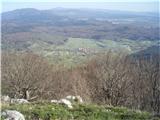 Gora - Sv. Lovrenc ...pogled v dolino iz vrha...