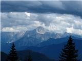 Krog petih planin v Karnjiskih Alpah Mangrt