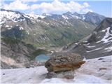 Dreiherrnspitze (3499) ledeniška goba, jezero Simonysse