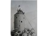 Stari oče Stanko na vrhu Stolpa Triglava z l.1935