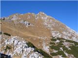 Creta di Rio Secco (2203) vrh je vse bližje