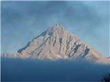 Monfalcon di Forni (2453 m) kakšna gora, Antelao - kralj Dolomitov (tudi tja gor se bo treba spet vrniti)