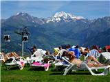 Aosta, Italija 2dan: Poletno vzdušje nad Pili, s pogledom na Grand Combin 