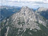 Piccolo Siera (2430 m) Creton di Culzei (ferrata 50 stolpov) in Creton clap Grande