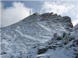 G. Kinigat - Monte Cavallino 2689 m še streljaj do vrha