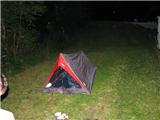 Prva noč pod milim nebom-šotorom