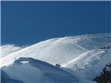 Mont Blanc / Monte Bianco Pogled proti vrhu!