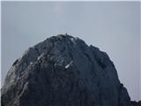 na Staničevem vrhu pa se je pojavil samotni gornik