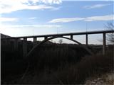 Na začetku poti: pogled na solkanski most.