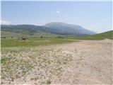 Dinara (najvišji vrh Hrvaške) Pogled na Dinaro s Suhega polja.