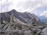 Säuleck (3086m) Pot na Säuleck.