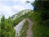 Erjavčev Rovt - Huhnerkogel/Gubno