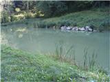 ...ribnik oziroma jezerce nad golfom v Olimjem...