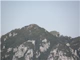 Visoki (Kurji) vrh dva obiskovalca na Truppiju za Belimi pečmi