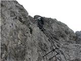 Monte Zermula in Zuc della Guardia tale Rozka je pa povsem neučakana, bolj je strmo, bolj je divje.....višje gre