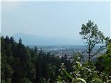 Ljubljana (Koseze) - Cankarjev vrh (Rožnik)