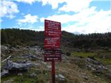 Planina Blato - The lake Rjavo jezero