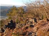 Kucelj above Polhov Gradec