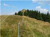 Bohinjsko sedlo - Slatnik (southeastern peak)