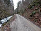 Mislinjski graben (Pestotnik) - Waterfall Lukov slap