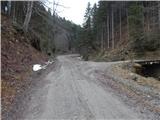 Mislinjski graben (Pestotnik) - Waterfall Lukov slap