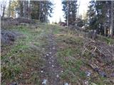 Konjska raven (Pokljuka) - Turn (above Bohinjska Bela)